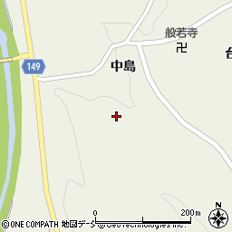 福島県伊達市霊山町中川前神周辺の地図