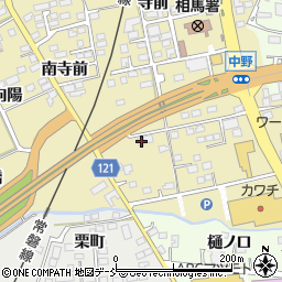 福島県相馬市中野寺前411周辺の地図