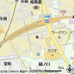 福島県相馬市中野寺前352-3周辺の地図