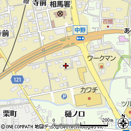 福島県相馬市中野寺前352周辺の地図