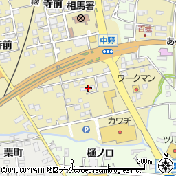 福島県相馬市中野寺前352-2周辺の地図