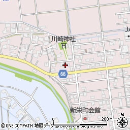 新潟県新潟市西蒲区川崎122周辺の地図