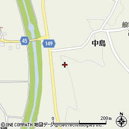 福島県伊達市霊山町中川作ノ内周辺の地図