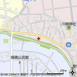 新潟県新潟市西蒲区川崎61周辺の地図