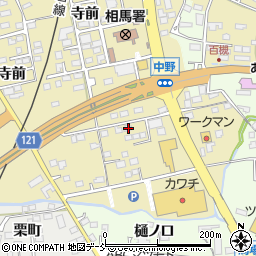 福島県相馬市中野寺前348-3周辺の地図