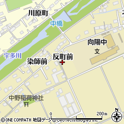 福島県相馬市中野桜町4周辺の地図