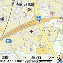 福島県相馬市中野寺前348周辺の地図