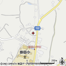 福島県伊達市霊山町掛田八幡内47周辺の地図