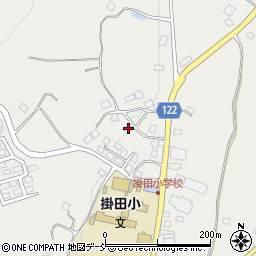 福島県伊達市霊山町掛田八幡内39周辺の地図