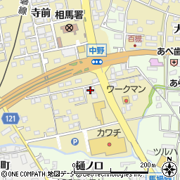 福島県相馬市中野寺前347周辺の地図