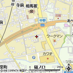 福島県相馬市中野寺前348-2周辺の地図