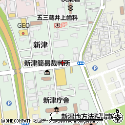 新潟県新潟市秋葉区新津4518周辺の地図