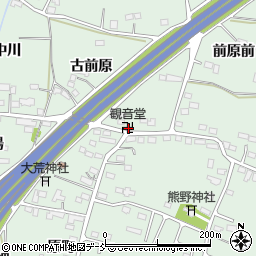 福島県福島市笹谷古前原22周辺の地図