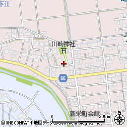 新潟県新潟市西蒲区川崎152周辺の地図