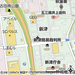 新潟県新潟市秋葉区新津4546周辺の地図