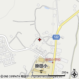 福島県伊達市霊山町掛田八幡内22周辺の地図