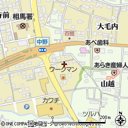 福島県相馬市中野寺前330周辺の地図