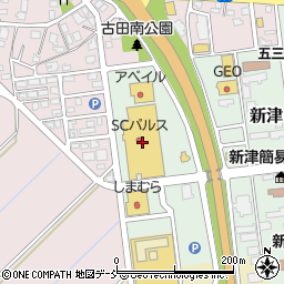 第四北越銀行新津ショッピングセンターパルス ＡＴＭ周辺の地図