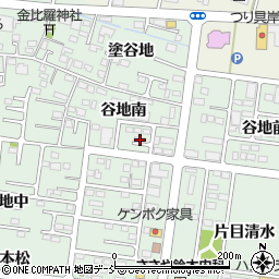 福島県福島市笹谷谷地南31周辺の地図
