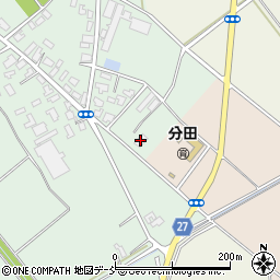 分田七営農研修センター周辺の地図