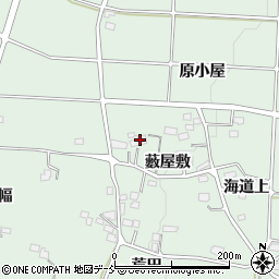 福島県福島市大笹生藪屋敷40周辺の地図