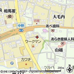 福島県相馬市中野寺前314周辺の地図