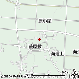 福島県福島市大笹生藪屋敷44周辺の地図
