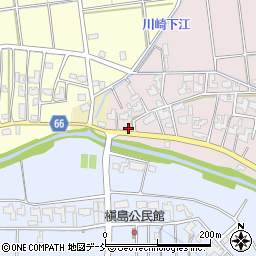 新潟県新潟市西蒲区川崎79周辺の地図
