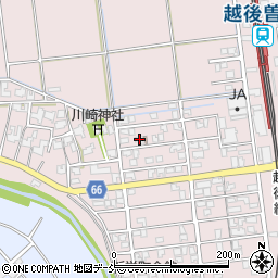 新潟県新潟市西蒲区川崎212周辺の地図