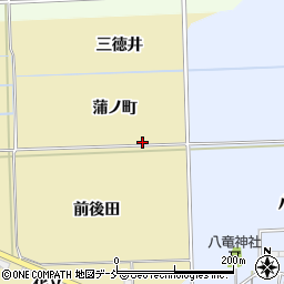 福島県相馬市大曲蒲ノ町周辺の地図