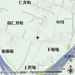福島県福島市笹谷中川41周辺の地図