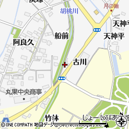 福島県福島市鎌田（古川）周辺の地図