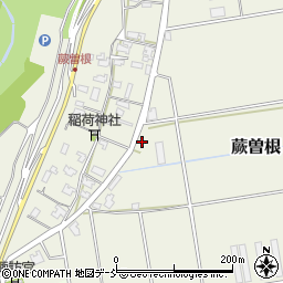 新潟県新潟市秋葉区蕨曽根294周辺の地図