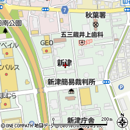 新潟県新潟市秋葉区新津4536周辺の地図