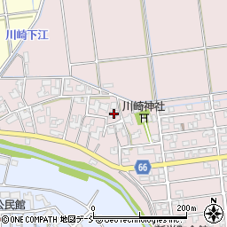新潟県新潟市西蒲区川崎1501周辺の地図