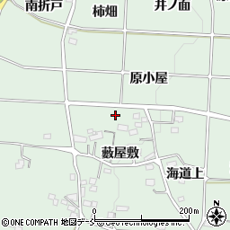 福島県福島市大笹生藪屋敷53周辺の地図