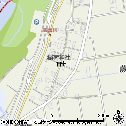 新潟県新潟市秋葉区蕨曽根1013周辺の地図