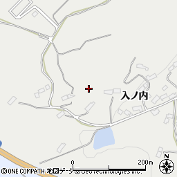 福島県伊達市保原町所沢入ノ内周辺の地図