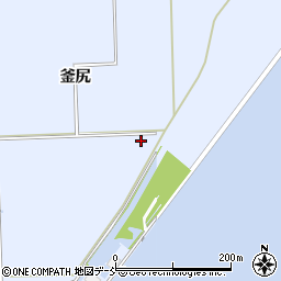 福島県相馬市新田釜尻周辺の地図