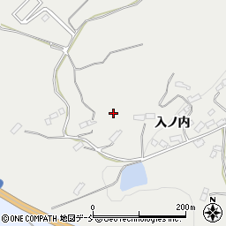 福島県伊達市保原町所沢（入ノ内）周辺の地図