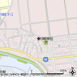 新潟県新潟市西蒲区川崎130周辺の地図