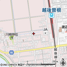 新潟県新潟市西蒲区川崎281周辺の地図