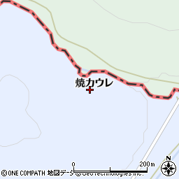 福島県相馬市玉野焼カウレ周辺の地図