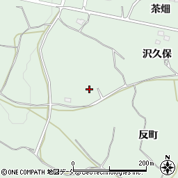 福島県福島市大笹生反町周辺の地図
