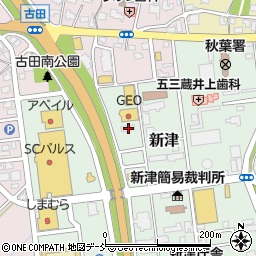新潟県新潟市秋葉区新津4543周辺の地図
