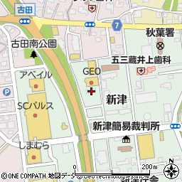 新潟県新潟市秋葉区新津4543周辺の地図