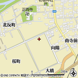 福島県相馬市中野桜町58周辺の地図