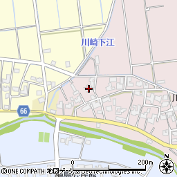 新潟県新潟市西蒲区川崎119周辺の地図
