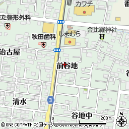 福島貼替センター周辺の地図