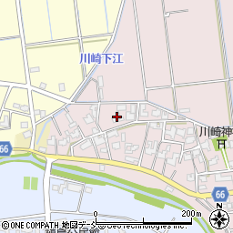 新潟県新潟市西蒲区川崎109周辺の地図